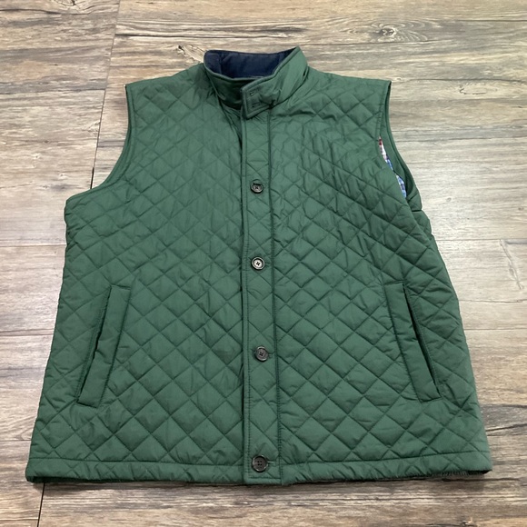 Brooks Brothers Quilted Full Zip Vest Men’s Sz XL - Picture 1 of 6